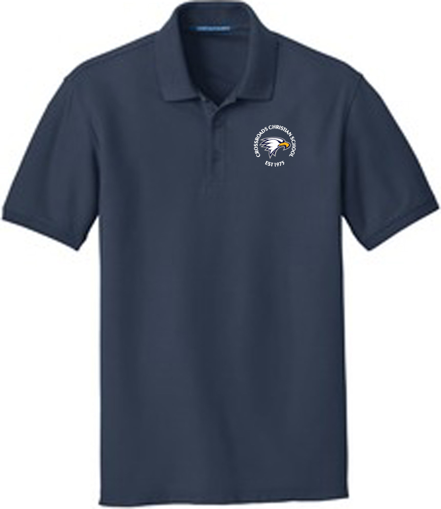 Youth/Adult Classic Polo, River Blue Navy: sportpacks.com