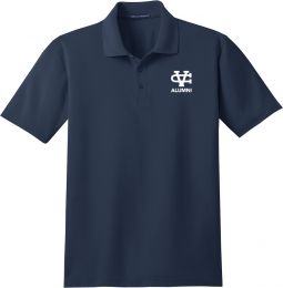Men's Silk Touch Interlock Polo, Navy