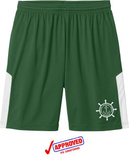 PE Uniform - Sport-Tek Competitor United 7" Short - Forest Green