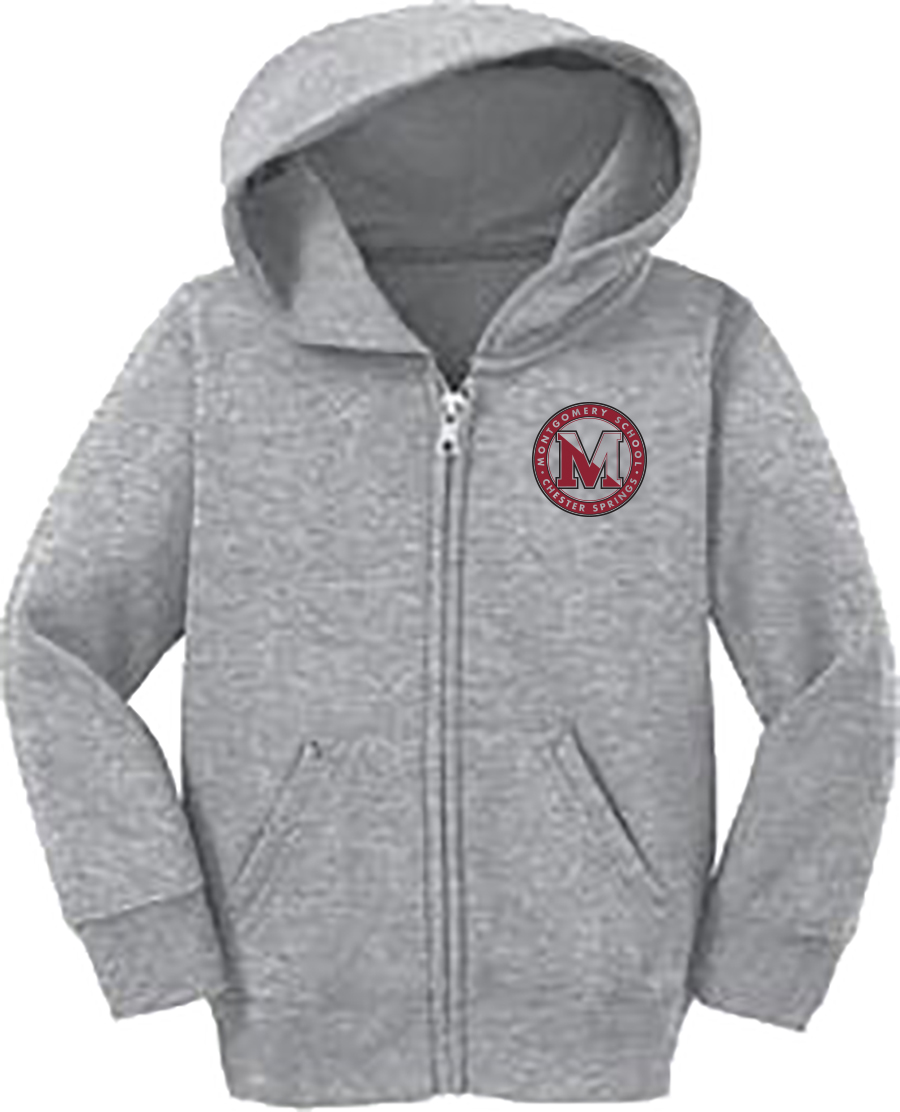FullZip Hooded Sweatshirt, Athletic Heather