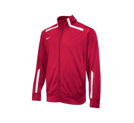 red nike track jacket