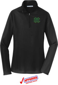 Port Authority Ladies Pinpoint Mesh 1/2-Zip