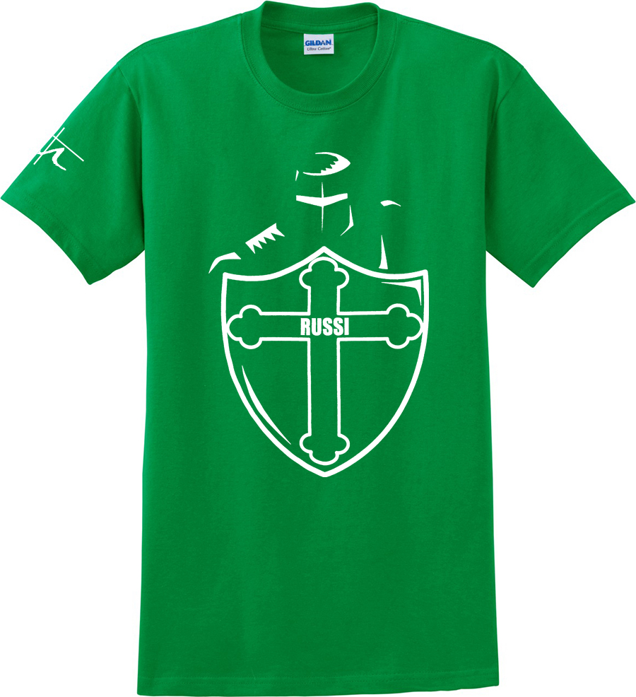 Gildan Men's Ultra Cotton T-Shirt – Soft, Heavyweight Tee In Irish Green, Size X-Large - View #2