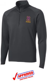 Sport-Tek Stretch 1/2-Zip Pullover, Charcoal Grey