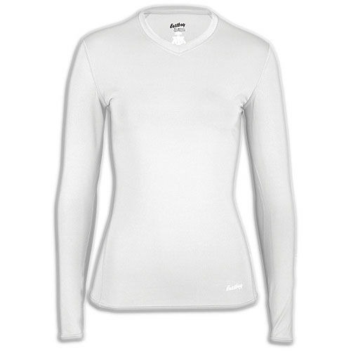 EastBay Women's Compression Shirt, White