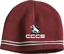 Sport-Tek Beanie, Maroon/White