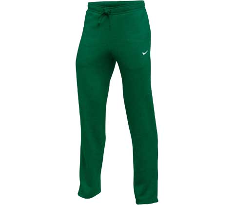 green nike fleece pants