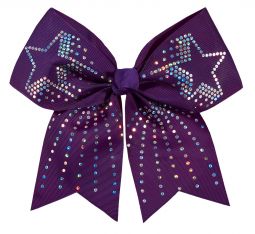 Super Star Hair Bow, Purple