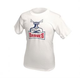 Braves Wear Mascot T-Shirt, White