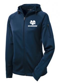 Ladies Sport-tek Tech Fleece Hooded Jacket, Navy