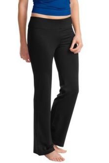 Sport-Tek Ladies Fitness Pant, Black