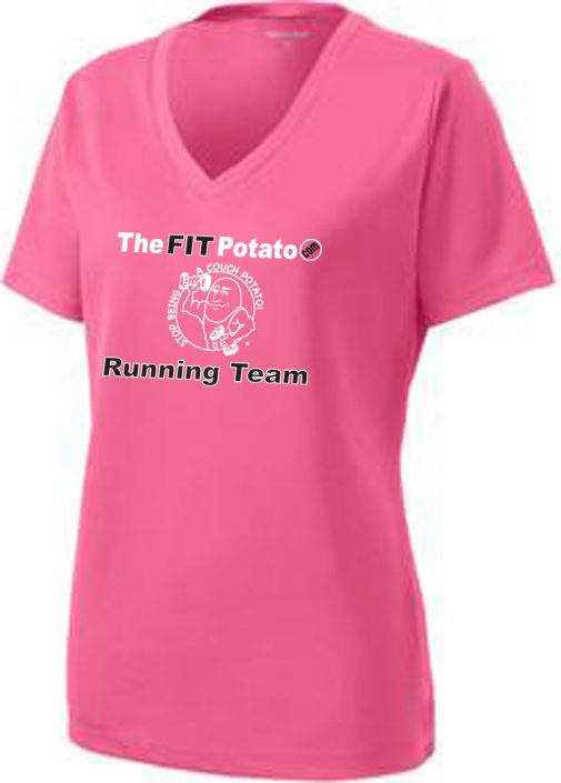 Bright Pink Sport-Tek Mens PosiCharge RacerMesh Tee