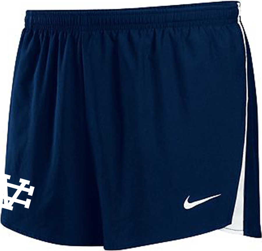 Mens Nike Tempo Split Short, Navy: sportpacks.com